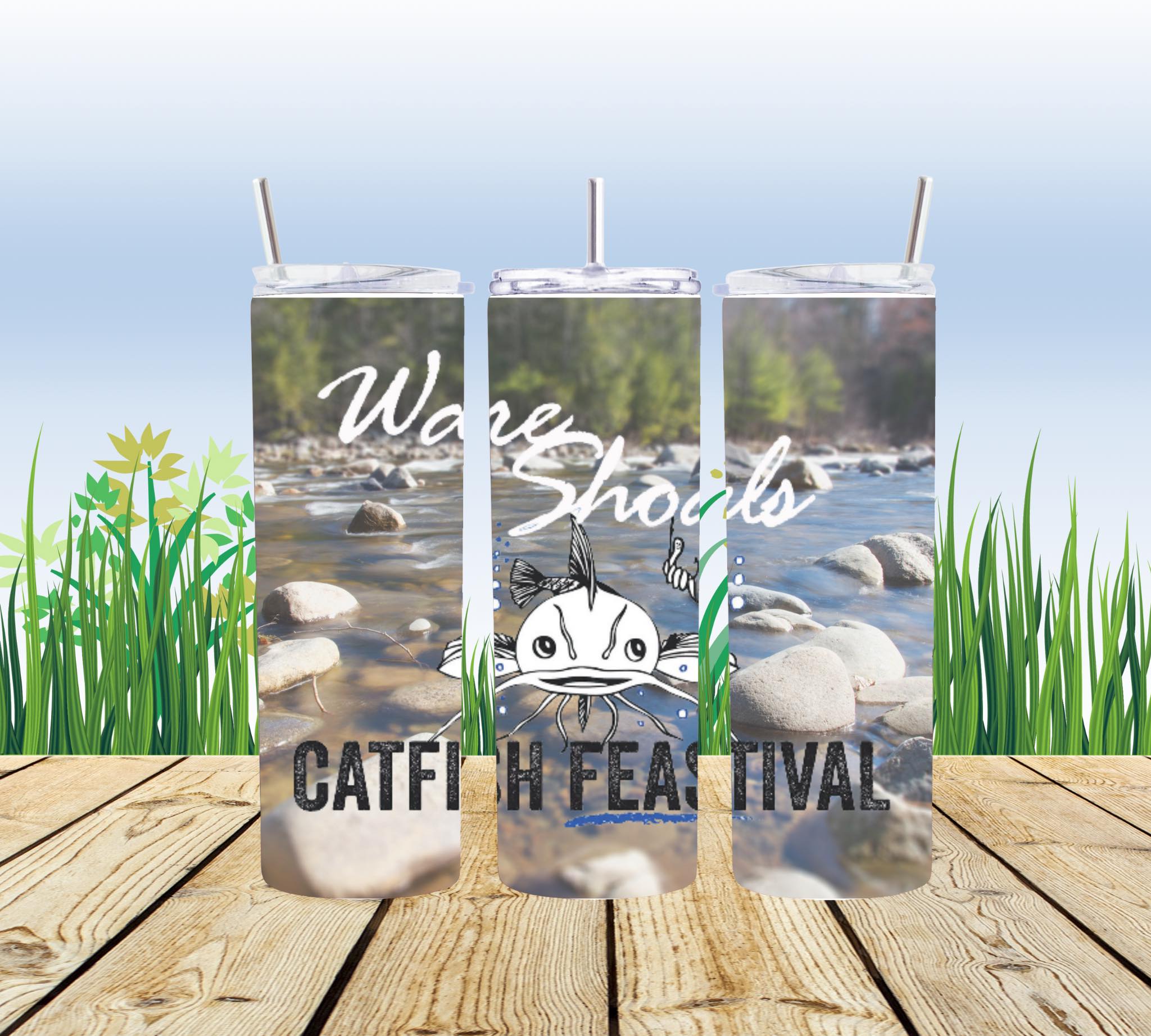 Ware Shoals River Tumbler WS Catfish Festival 2023 Beth and Company