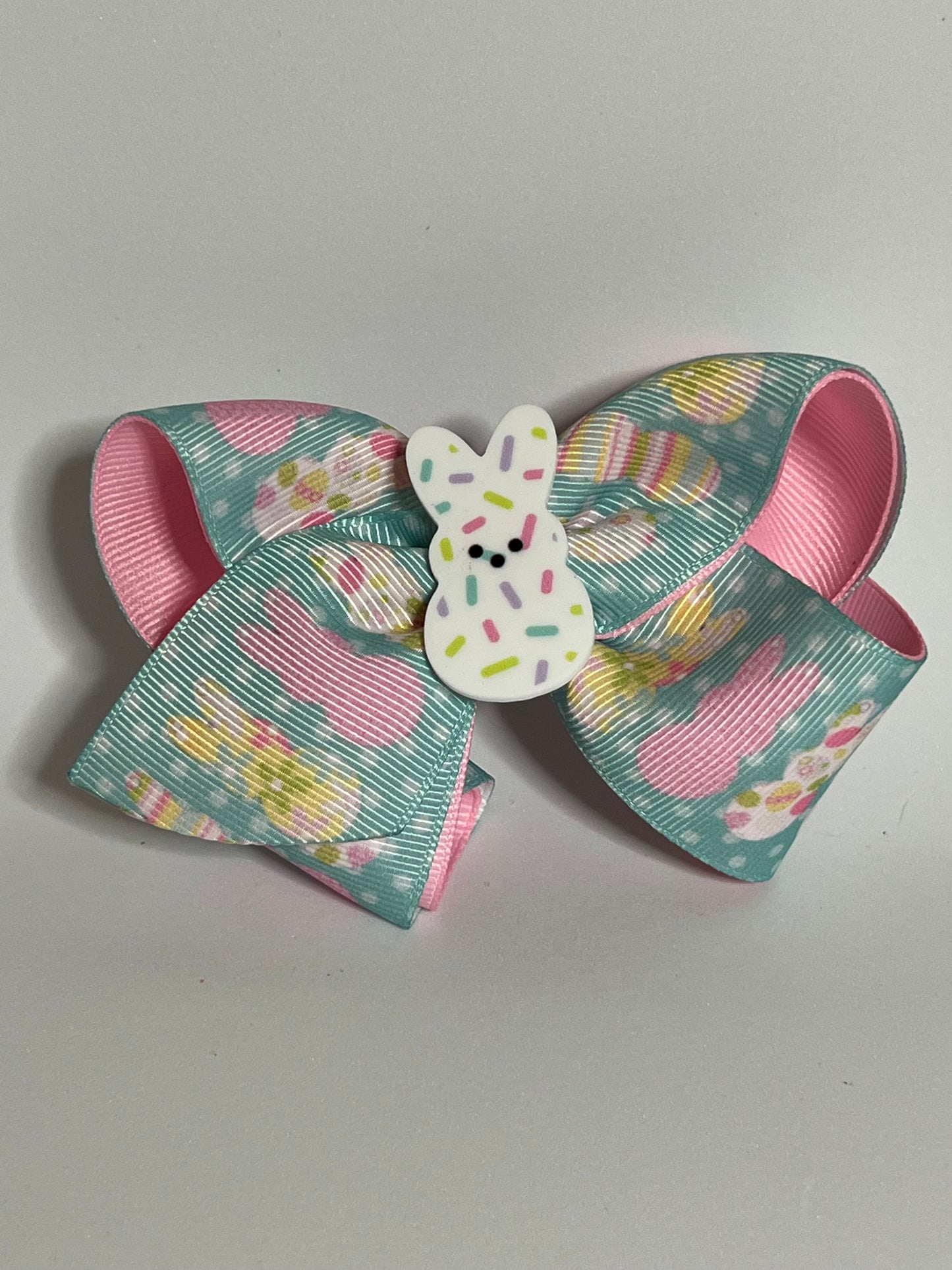 Easter Peep Bunny Hair Bow