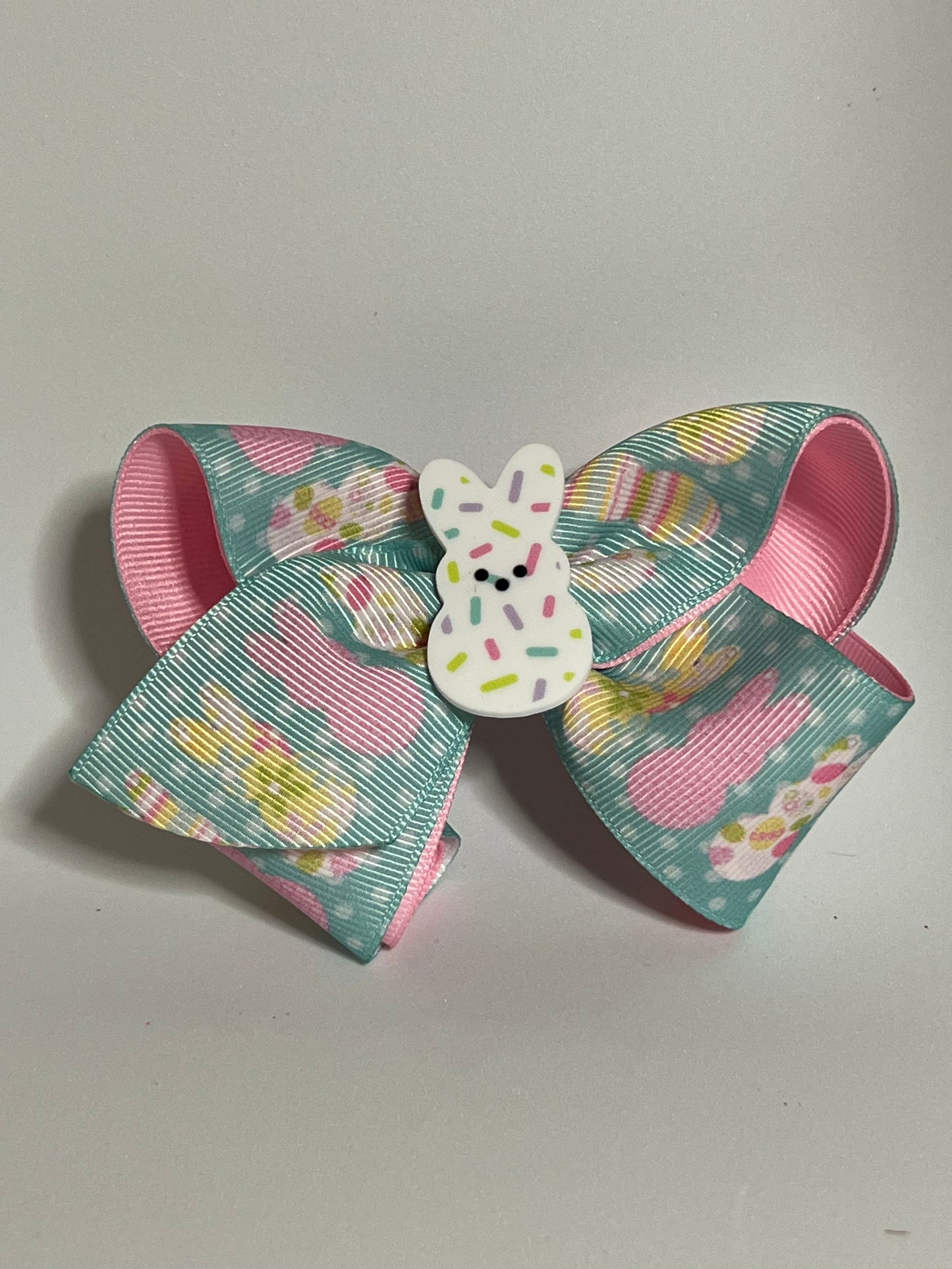 Easter Peep Bunny Hair Bow