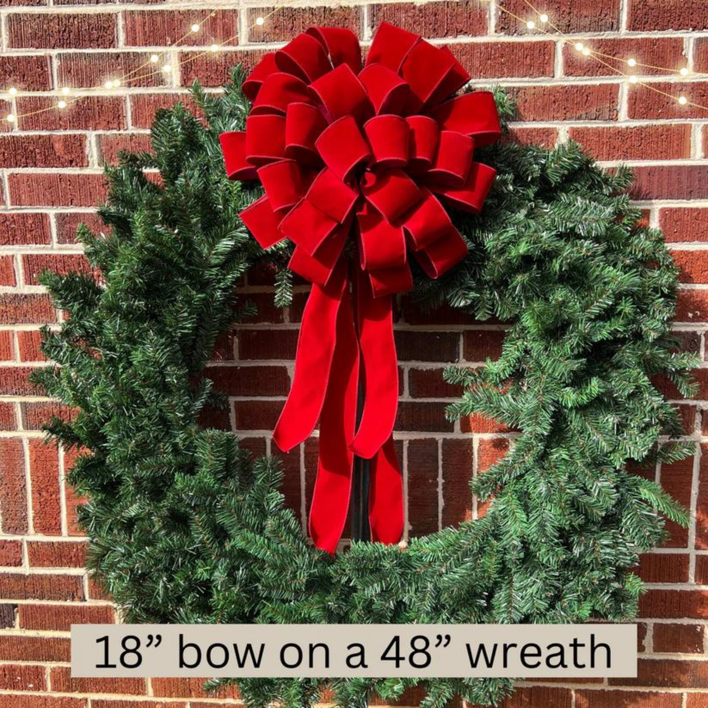 Giant Christmas Bow INDOOR/OUTDOOR Giant Door Bow Christmas Outdoor Decor