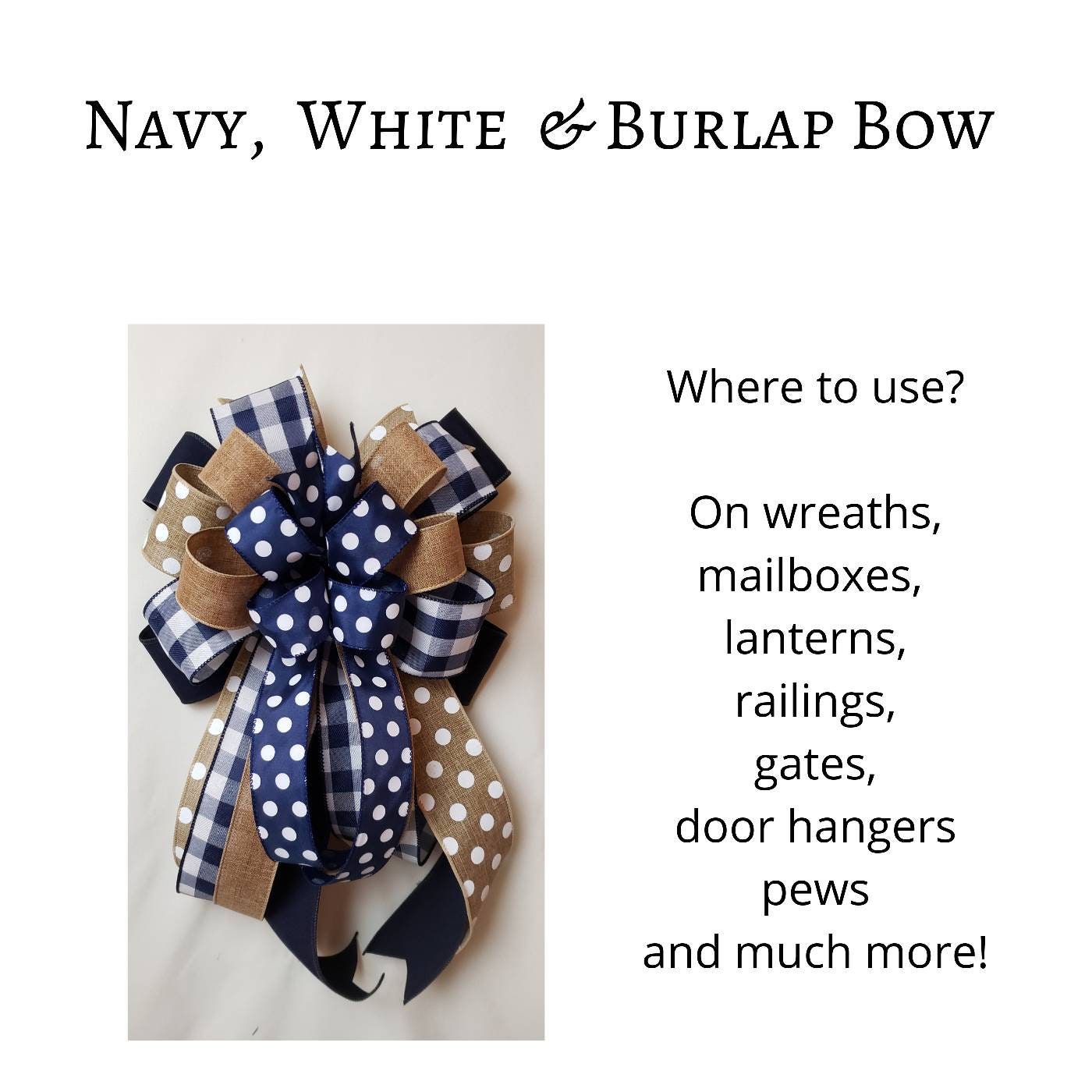 Navy blue burlap ribbon new arrivals